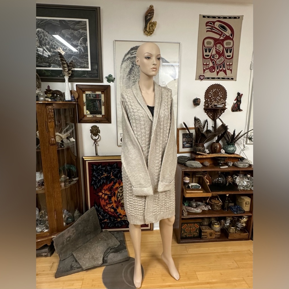 Cozy Cable Knit Cardigan in Cream